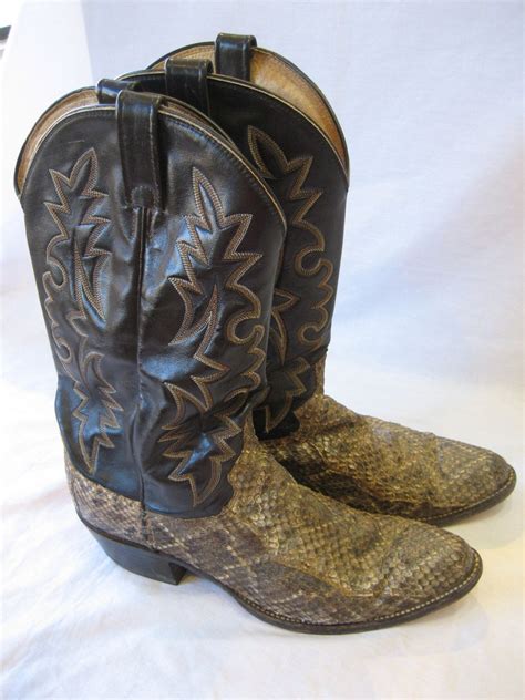 vintage dan post boots|dan post rattlesnake boots.